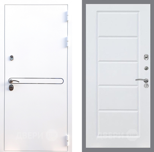 Входная металлическая Дверь Стоп Лайн Вайт ФЛ-39 Силк Сноу в Электростали