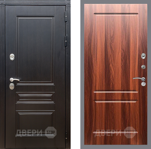 Входная металлическая Дверь Стоп МЕГАПОЛИС ФЛ-117 Итальянский орех в Электростали