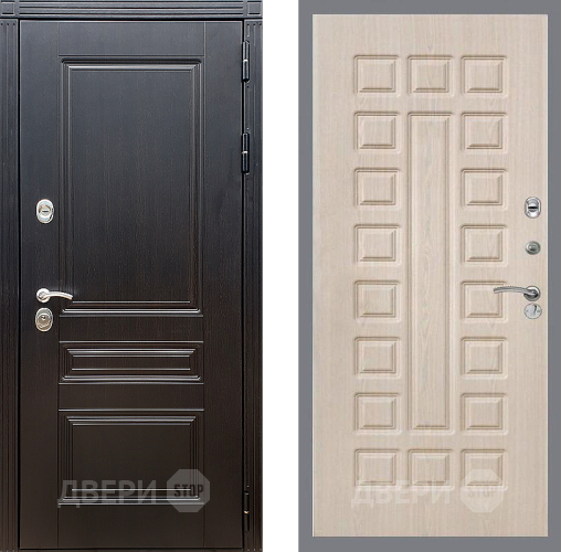 Входная металлическая Дверь Стоп МЕГАПОЛИС ФЛ-183 Беленый дуб в Электростали