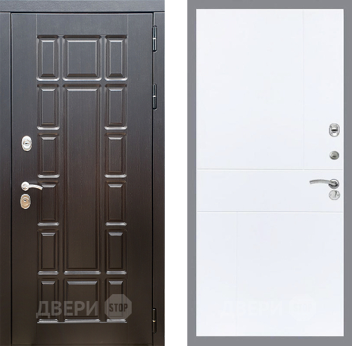 Входная металлическая Дверь Стоп НЬЮ ЙОРК ФЛ-290 Силк Сноу в Электростали