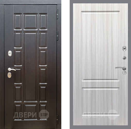 Входная металлическая Дверь Стоп НЬЮ ЙОРК ФЛ-117 Сандал белый в Электростали