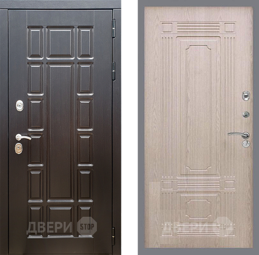 Входная металлическая Дверь Стоп НЬЮ ЙОРК ФЛ-2 Беленый дуб в Электростали