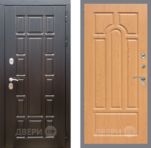 Входная металлическая Дверь Стоп НЬЮ ЙОРК ФЛ-58 Дуб в Электростали