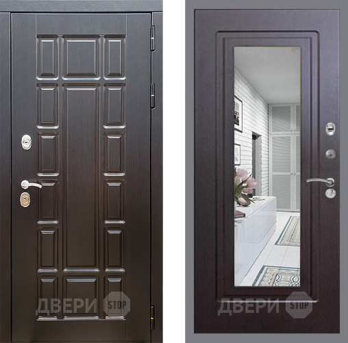 Дверь Стоп НЬЮ ЙОРК Зеркало ФЛ-120 Венге в Электростали