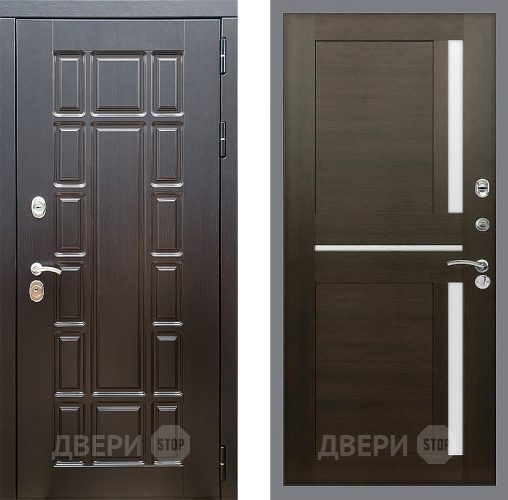 Входная металлическая Дверь Стоп НЬЮ ЙОРК СБ-18 Венге в Электростали