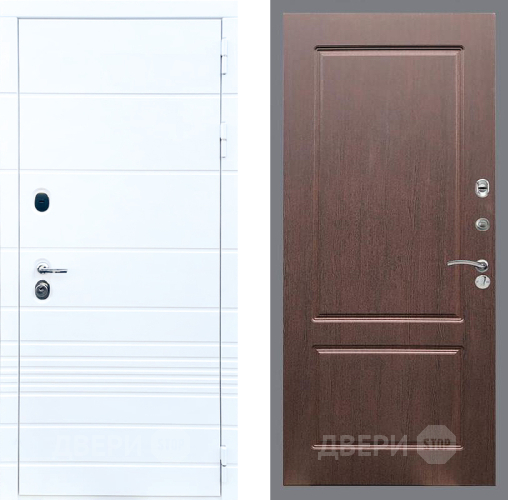 Дверь Стоп ТРЕНДО ФЛ-117 Орех премиум в Электростали