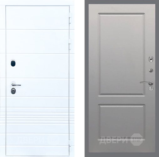 Входная металлическая Дверь Стоп ТРЕНДО ФЛ-117 Грей софт в Электростали