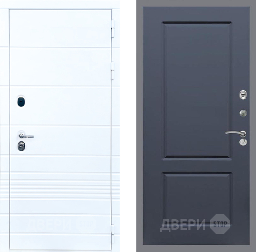 Входная металлическая Дверь Стоп ТРЕНДО ФЛ-117 Силк титан в Электростали