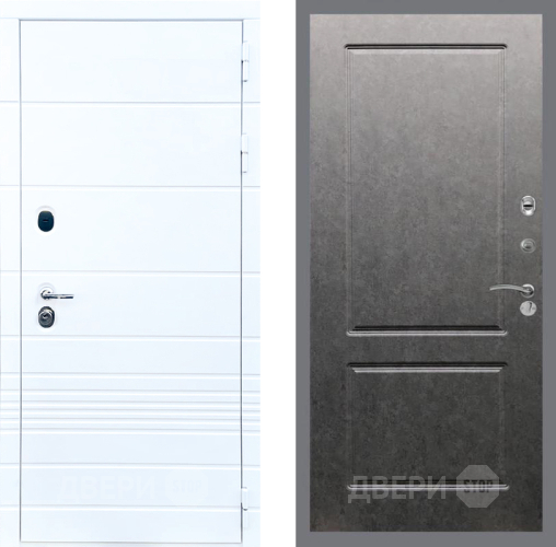 Входная металлическая Дверь Стоп ТРЕНДО ФЛ-117 Штукатурка графит в Электростали