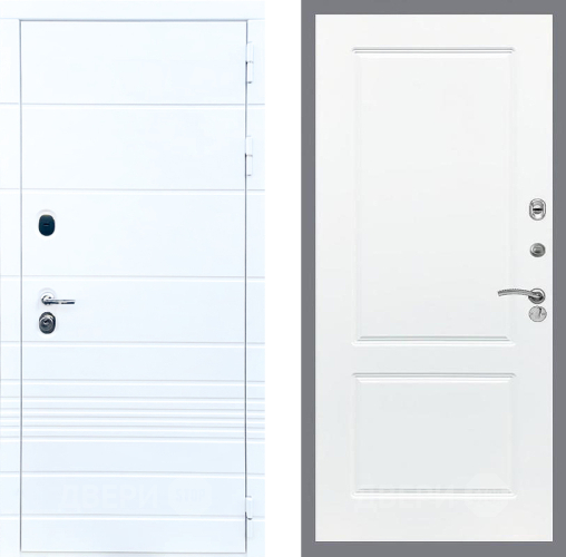 Входная металлическая Дверь Стоп ТРЕНДО ФЛ-117 Силк Сноу в Электростали