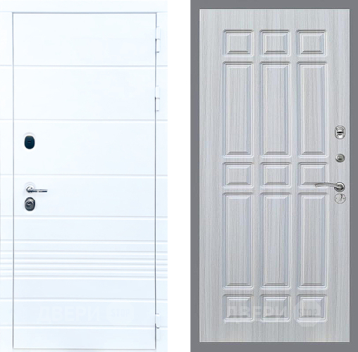 Входная металлическая Дверь Стоп ТРЕНДО ФЛ-33 Сандал белый в Электростали