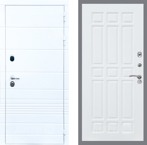 Входная металлическая Дверь Стоп ТРЕНДО ФЛ-33 Силк Сноу в Электростали