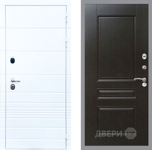 Входная металлическая Дверь Стоп ТРЕНДО ФЛ-243 Венге в Электростали