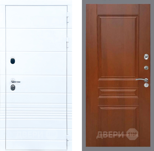 Входная металлическая Дверь Стоп ТРЕНДО ФЛ-243 Итальянский орех в Электростали