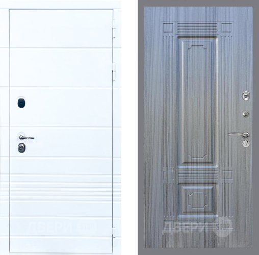 Входная металлическая Дверь Стоп ТРЕНДО ФЛ-2 Сандал грей в Электростали