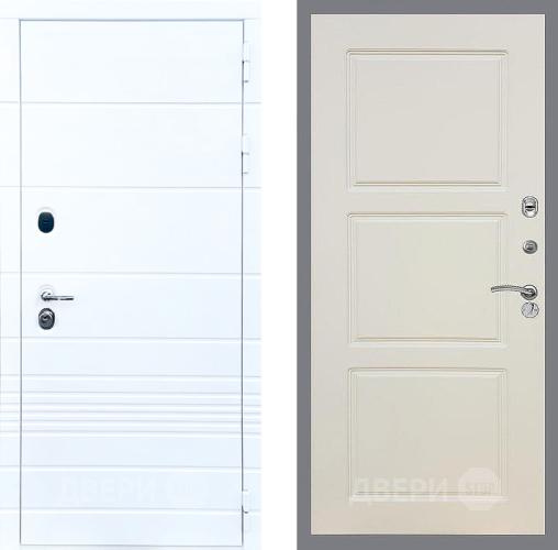 Входная металлическая Дверь Стоп ТРЕНДО ФЛ-3 Шампань в Электростали