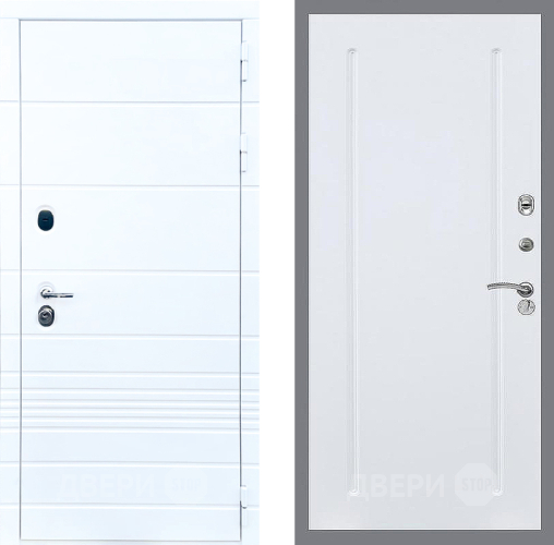 Входная металлическая Дверь Стоп ТРЕНДО ФЛ-68 Силк Сноу в Электростали