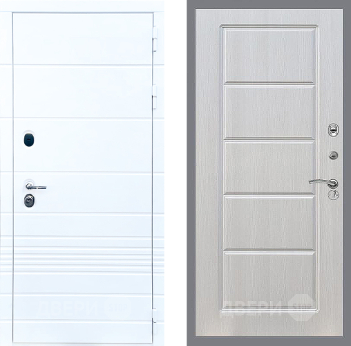 Входная металлическая Дверь Стоп ТРЕНДО ФЛ-39 Лиственница беж в Электростали