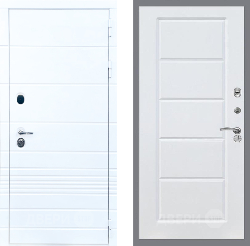 Входная металлическая Дверь Стоп ТРЕНДО ФЛ-39 Силк Сноу в Электростали