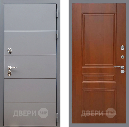 Дверь Стоп АРТ ГРАФИТ ФЛ-243 Итальянский орех в Электростали