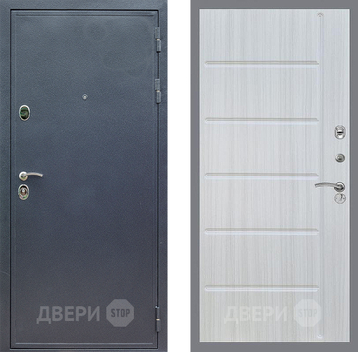 Входная металлическая Дверь Стоп СИЛЬВЕР ФЛ-102 Сандал белый в Электростали