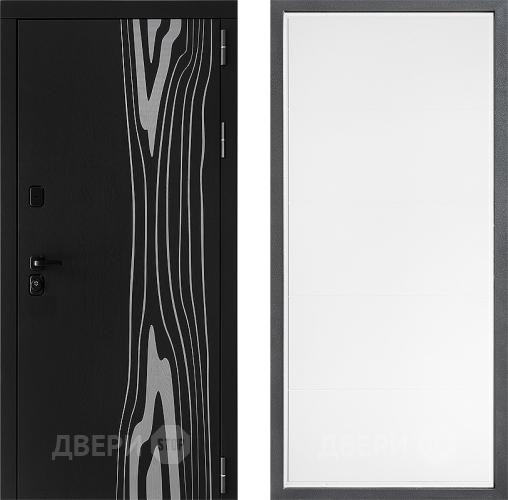 Входная металлическая Дверь Дверной континент ДК-12 ФЛ-649 Белый софт в Электростали