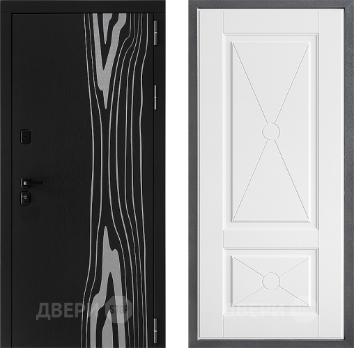 Входная металлическая Дверь Дверной континент ДК-12 ФЛ-617 Софт милк в Электростали