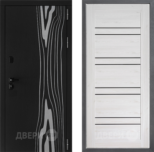 Входная металлическая Дверь Дверной континент ДК-12 ФЛ-49 Сосна белая в Электростали