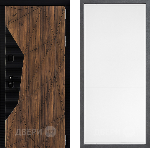 Входная металлическая Дверь Дверной континент ДК-11 ФЛ-649 Белый софт в Электростали