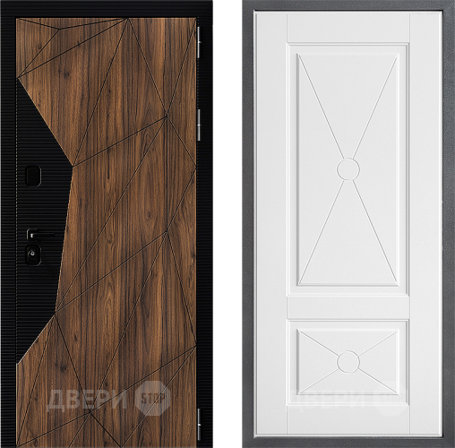 Входная металлическая Дверь Дверной континент ДК-11 ФЛ-617 Софт милк в Электростали