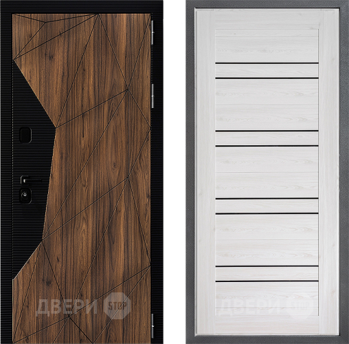 Входная металлическая Дверь Дверной континент ДК-11 ФЛ-49 Сосна белая в Электростали