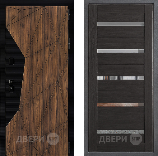 Входная металлическая Дверь Дверной континент ДК-11 ФЛ-47 Венге в Электростали