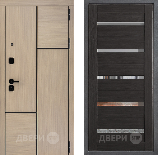 Входная металлическая Дверь Дверной континент ДК-14 ФЛ-47 Венге в Электростали