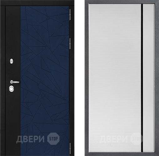 Дверь Дверной континент ДК-9 ФЛ-757 Черное Стекло Софт милк в Электростали