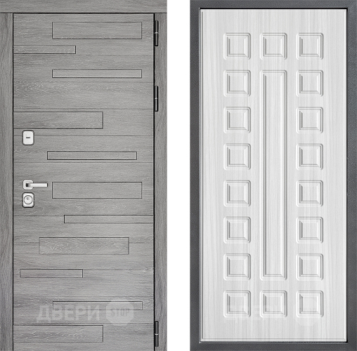 Входная металлическая Дверь Дверной континент ДК-10 ФЛ-183 Сандал белый в Электростали