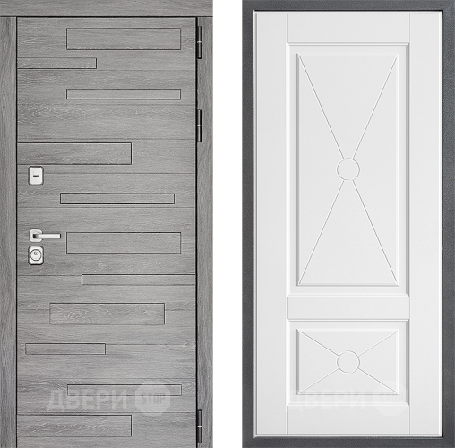 Входная металлическая Дверь Дверной континент ДК-10 ФЛ-617 Софт милк в Электростали