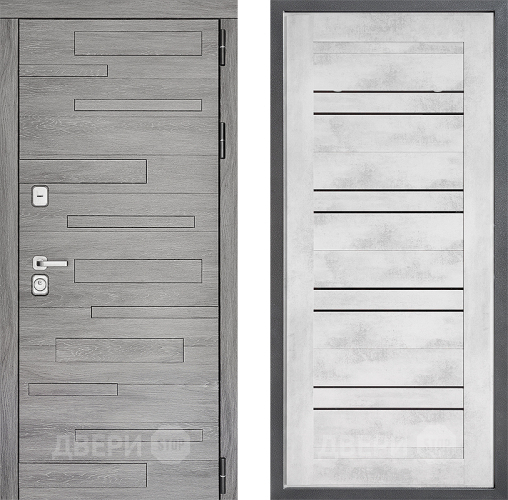 Входная металлическая Дверь Дверной континент ДК-10 ФЛ-49 Бетон снежный в Электростали