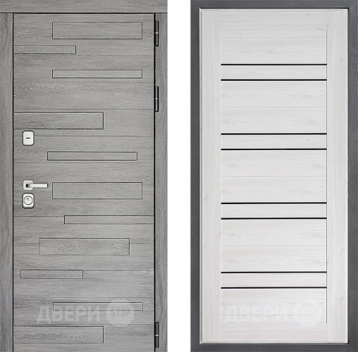 Входная металлическая Дверь Дверной континент ДК-10 ФЛ-49 Сосна белая в Электростали