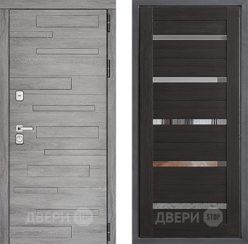 Входная металлическая Дверь Дверной континент ДК-10 ФЛ-47 Венге в Электростали