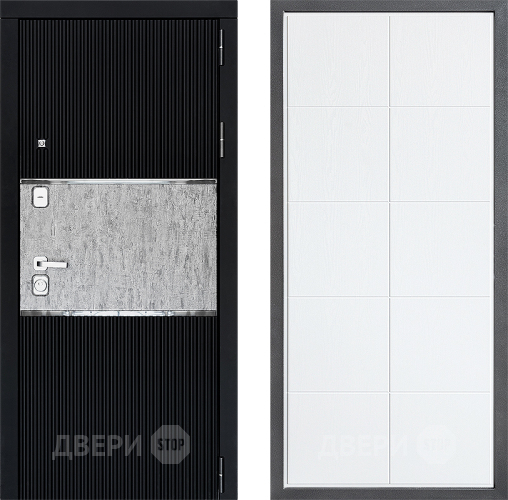 Входная металлическая Дверь Дверной континент ДК-13 ФЛ-Кватро Белое дерево в Электростали