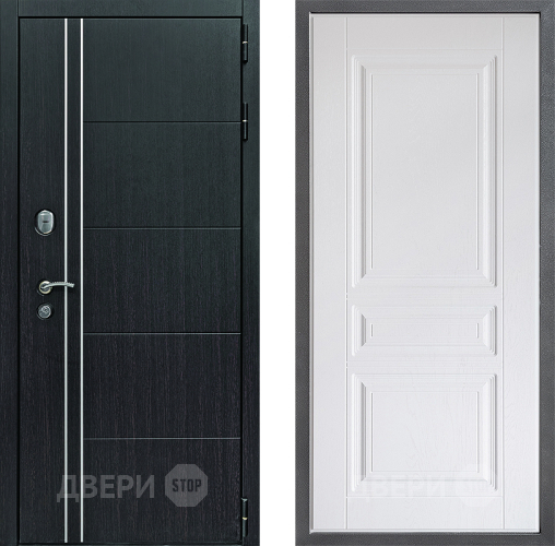 Входная металлическая Дверь Дверной континент Теплолюкс Дизайн ФЛ-243 Альберо Браш серебро в Электростали