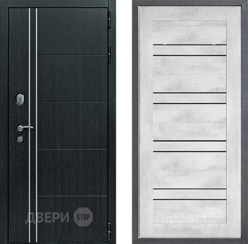 Входная металлическая Дверь Дверной континент Теплолюкс Дизайн ФЛ-49 Бетон снежный в Электростали