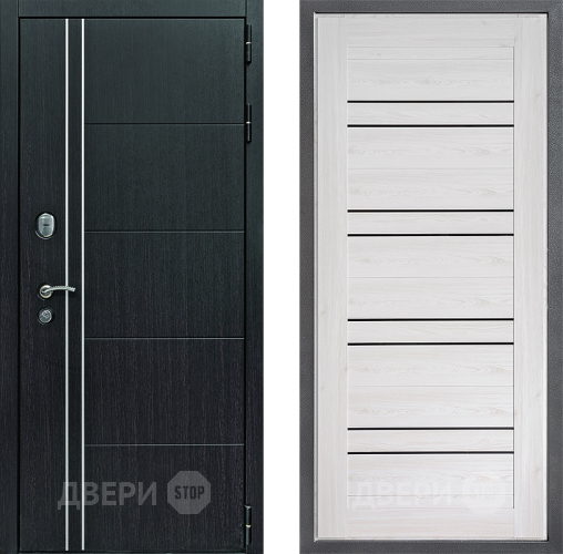 Входная металлическая Дверь Дверной континент Теплолюкс Дизайн ФЛ-49 Сосна белая в Электростали