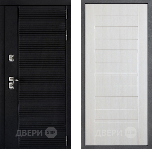 Входная металлическая Дверь Дверной континент ДК-1 ФЛ-70 Лиственница белая в Электростали