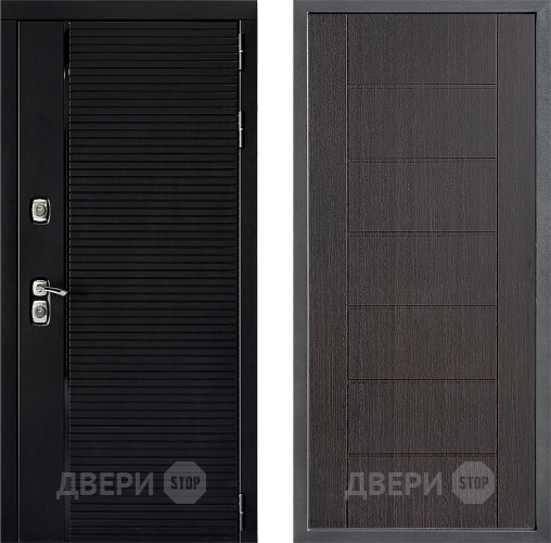 Входная металлическая Дверь Дверной континент ДК-1 ФЛ-Лайн Венге в Электростали