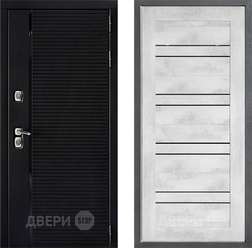 Входная металлическая Дверь Дверной континент ДК-1 ФЛ-49 Бетон снежный в Электростали