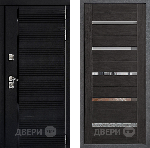 Входная металлическая Дверь Дверной континент ДК-1 ФЛ-47 Венге в Электростали