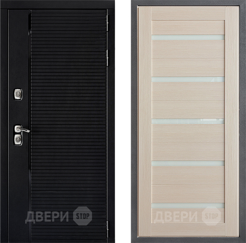 Входная металлическая Дверь Дверной континент ДК-1 ФЛ-47 Лиственница белая в Электростали