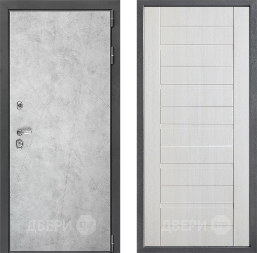 Входная металлическая Дверь Дверной континент ДК-3/743 ФЛ-70 Лиственница белая в Электростали