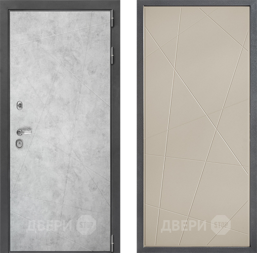 Входная металлическая Дверь Дверной континент ДК-3/743 ФЛ-655 Капучино в Электростали